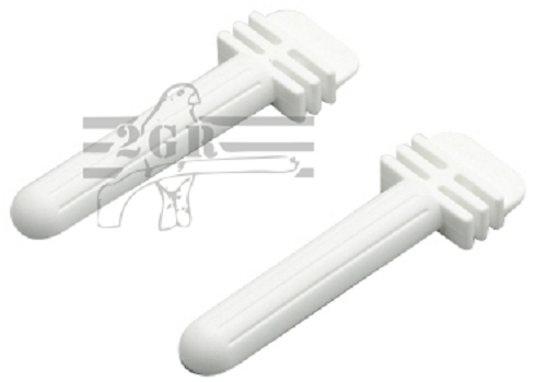 2gr art 85 - Plastic Perch 2" long, 1/2" Diameter- Great for finches and canaries-Cage Accessory-Glamorous Gouldians
