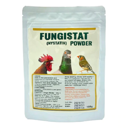 Fungistat Powder - Nystatin - Anti-fungal - Yeast Treatment - Avian Medication - Bird Supplies