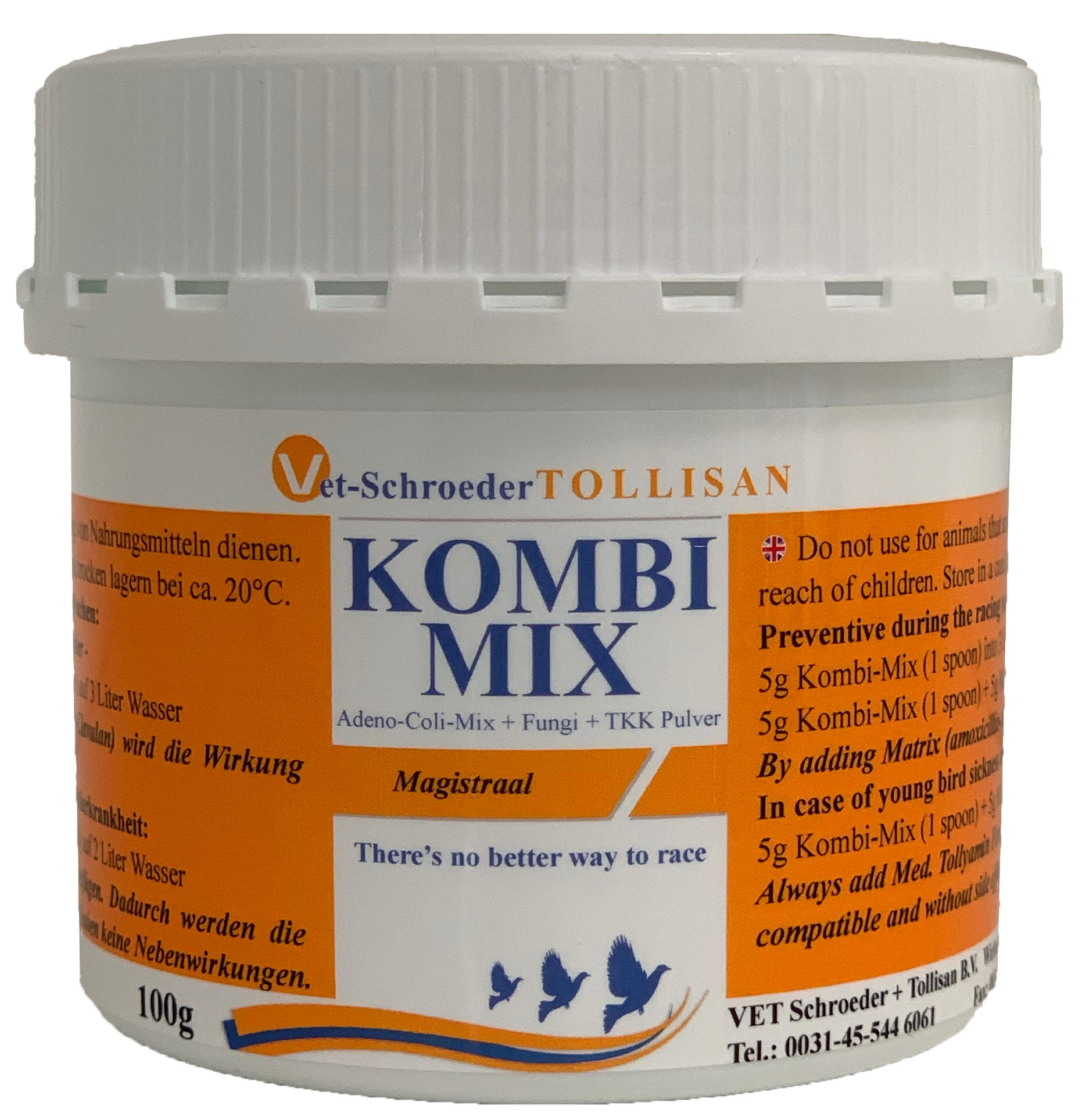 Kombi Mix - antiprotozoal treatment - Trichomonas, Giardia, Cochlosoma - Parasitic - In the drinking water - Avian Medication