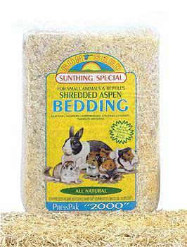 Sunseed Shredded Aspen Bedding - All Natural biodegradable - Old Packaging - Lady Gouldian Finch Supplies USA